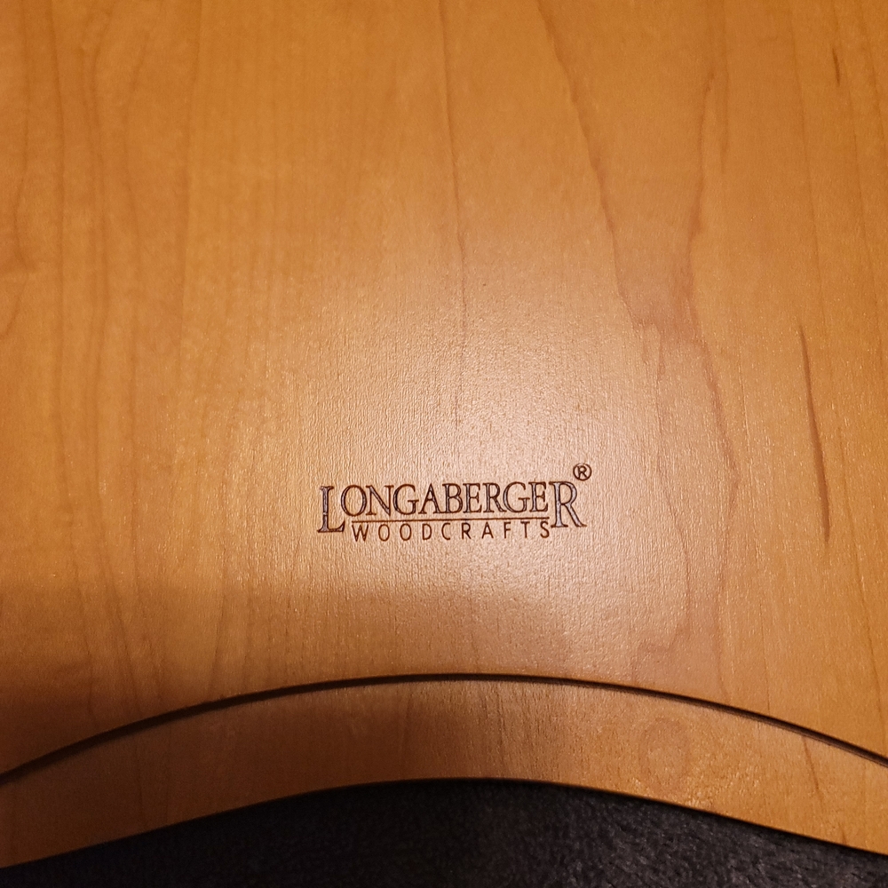 Longaberger Woodcrafts Star-Shaped Wooden Tray - Picture 2 of 6
